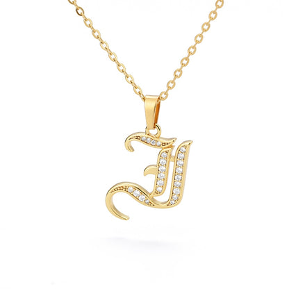 Capital Initial Necklace