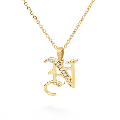 Capital Initial Necklace