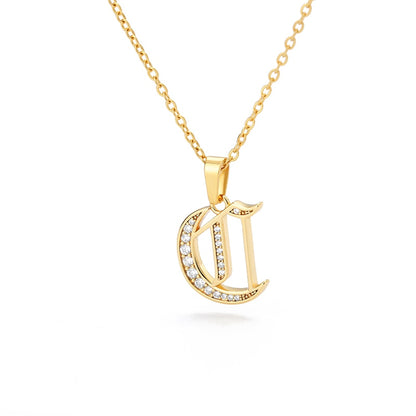 Capital Initial Necklace