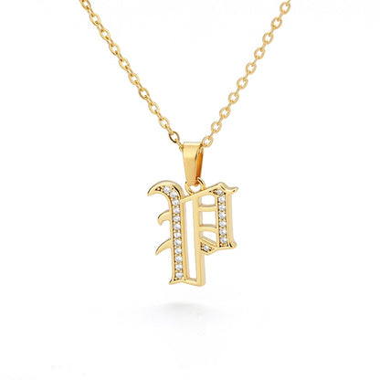 Capital Initial Necklace