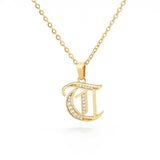 Capital Initial Necklace