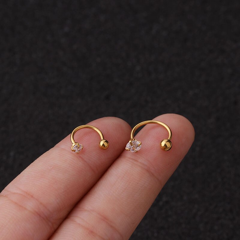 A-Z Alphabet Cartilage Earring