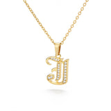 Capital Initial Necklace