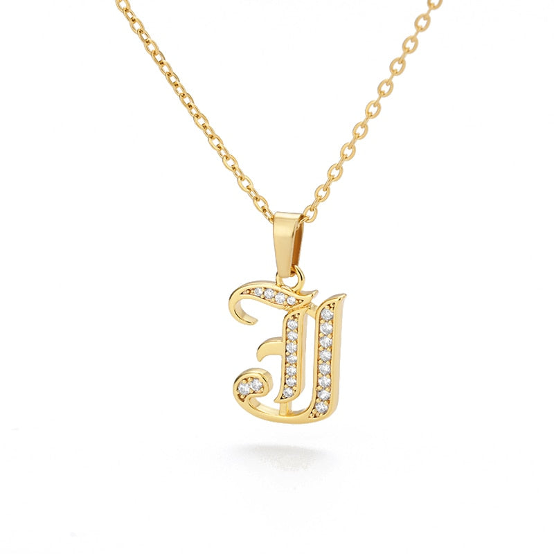 Capital Initial Necklace