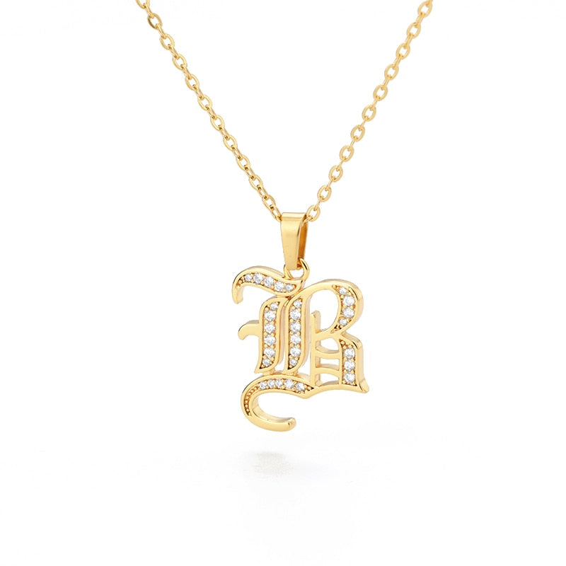 Capital Initial Necklace