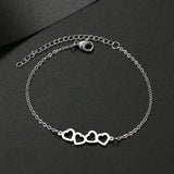 Hollow Heart Bracelet