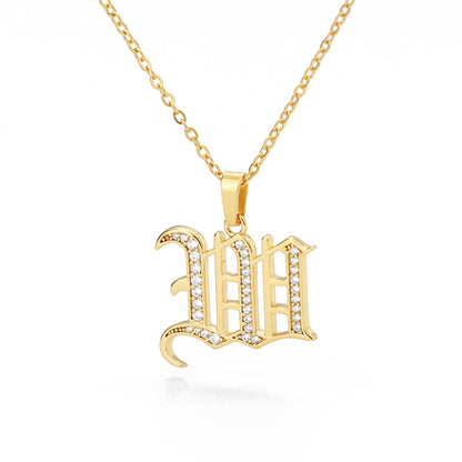 Capital Initial Necklace