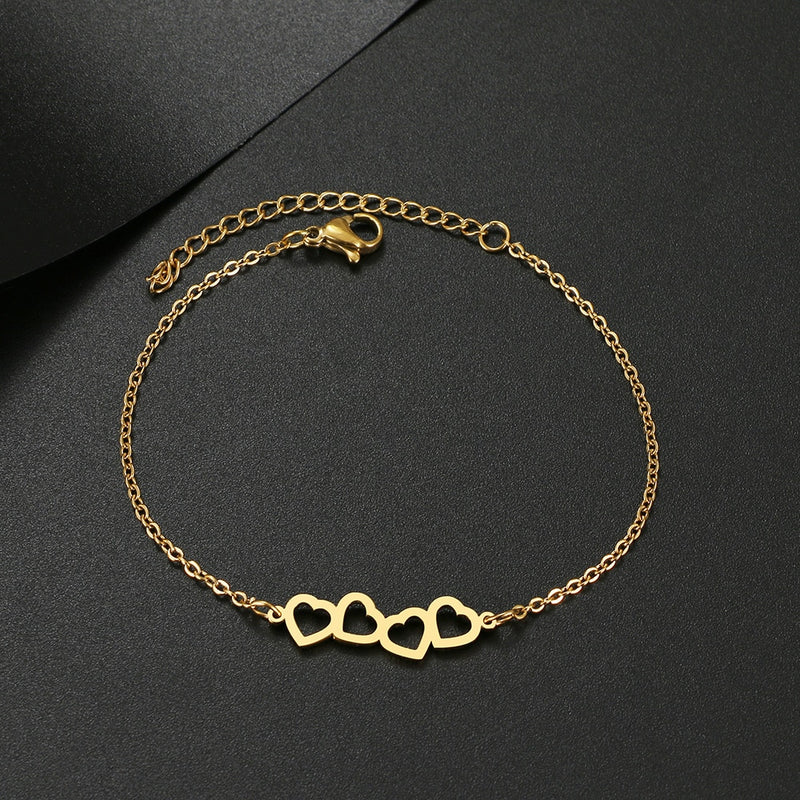 Hollow Heart Bracelet