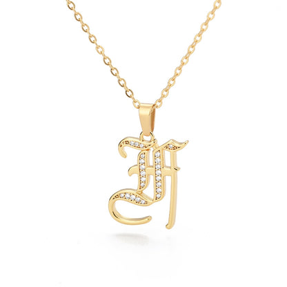 Capital Initial Necklace