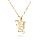 Capital Initial Necklace