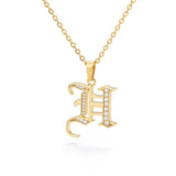 Capital Initial Necklace