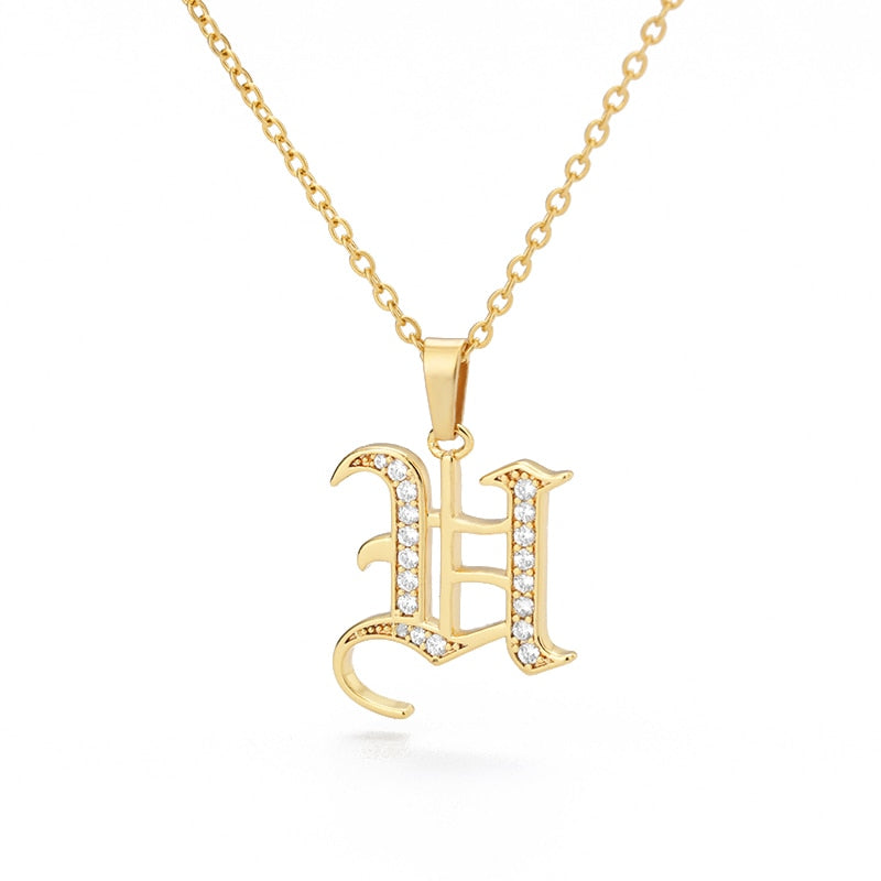 Capital Initial Necklace