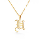 Capital Initial Necklace