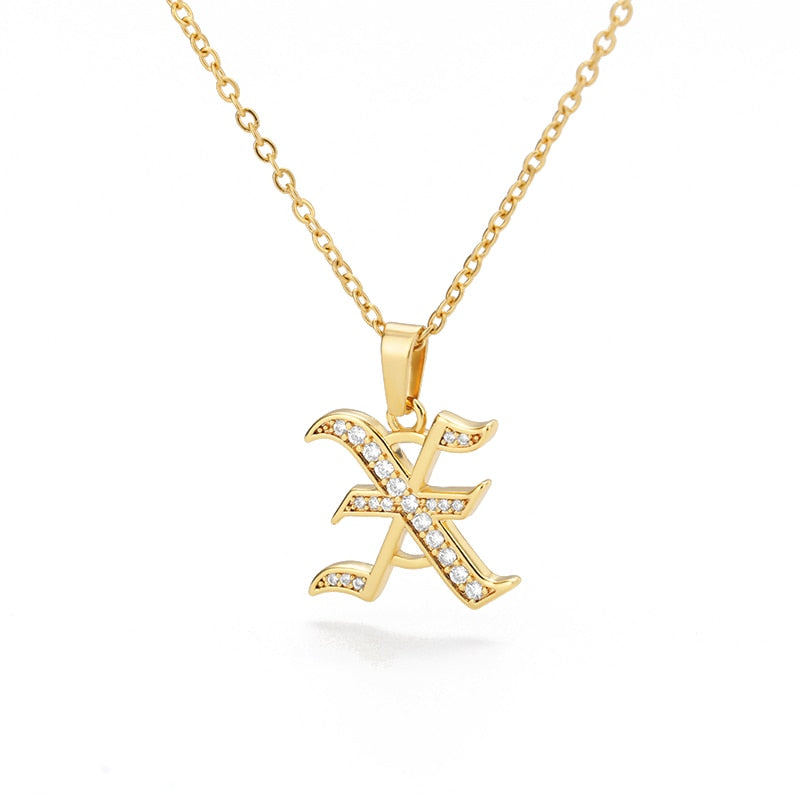 Capital Initial Necklace