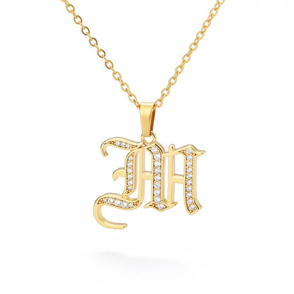 Capital Initial Necklace