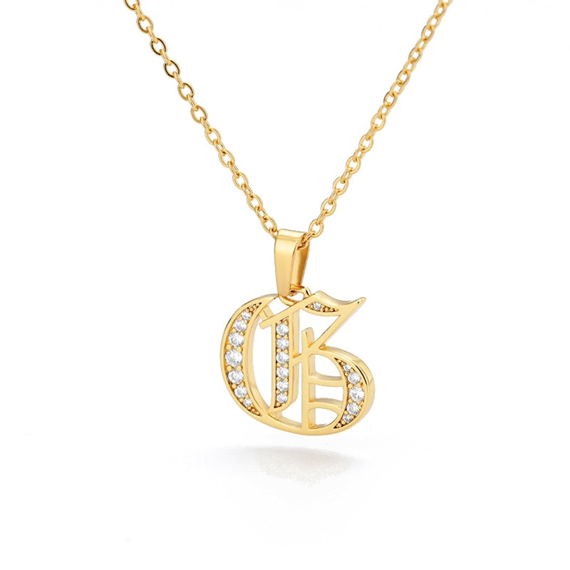 Capital Initial Necklace