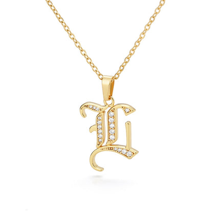 Capital Initial Necklace