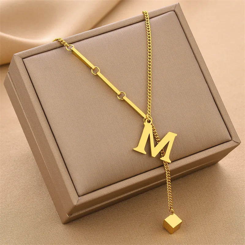 Bold Initial Necklace