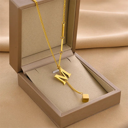 Bold Initial Necklace