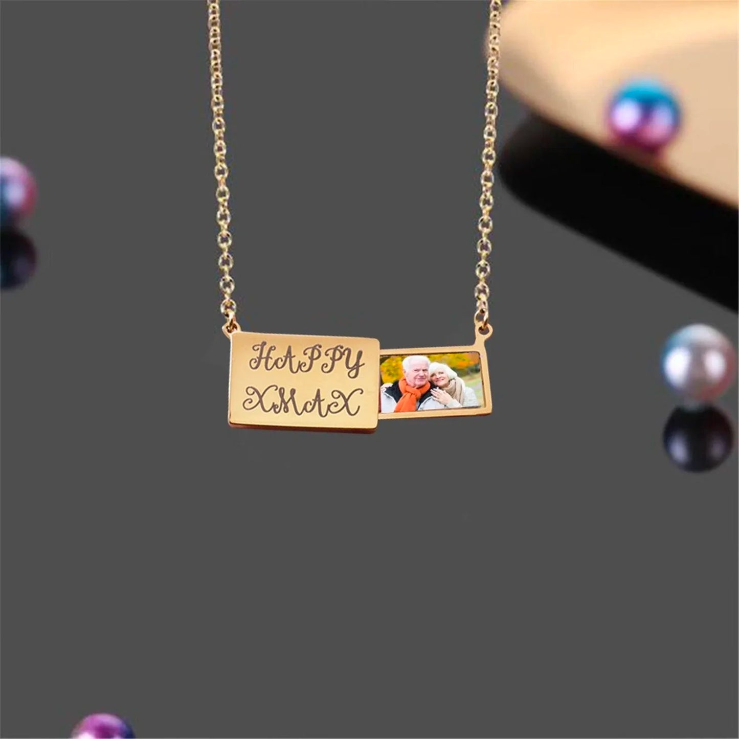 Hidden personalised "pull-out" Necklace