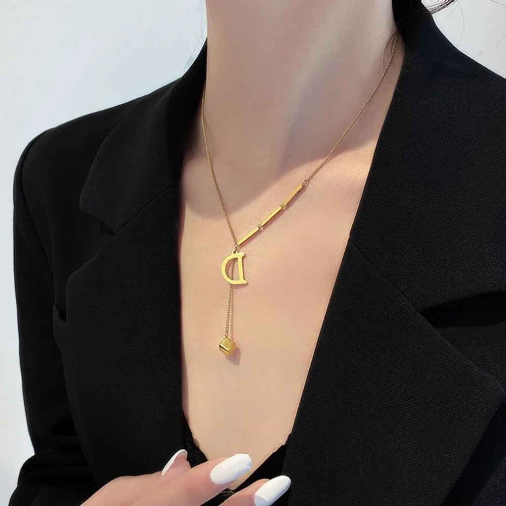 Bold Initial Necklace