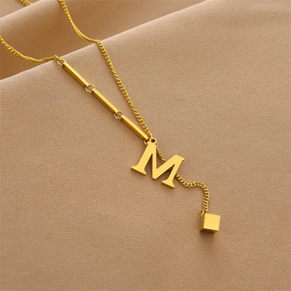 Bold Initial Necklace